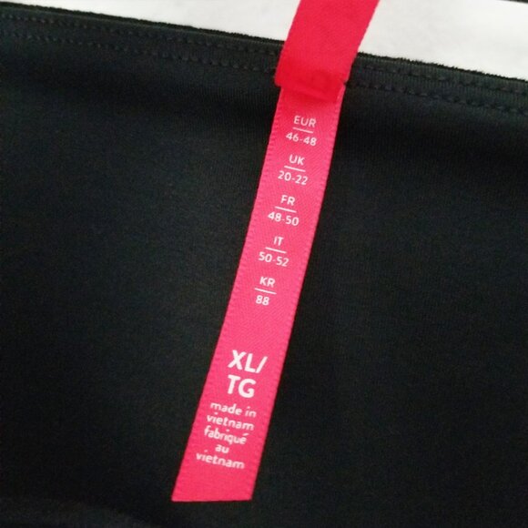 Spanx Black Velvet Velour Leggings XL High Waist Stretch Tummy Control Holiday - Picture 11 of 16